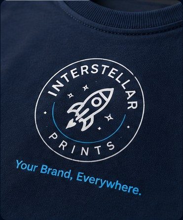 Custom T-Shirt — Fabric / print close-up