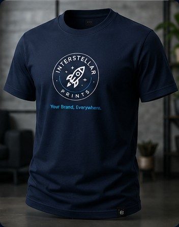 Custom T-Shirt — On-body / worn shot