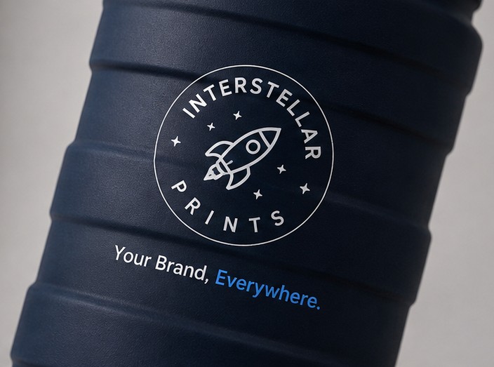 Collapsible Bottle — Branding close-up