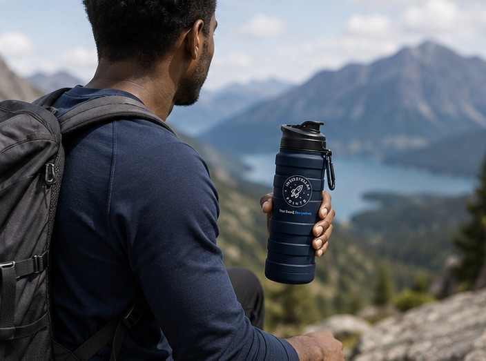 Collapsible Bottle — In-use / lifestyle shot