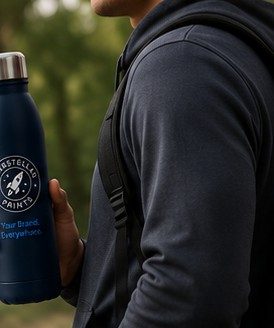 Insulated Flask — In-use / lifestyle shot