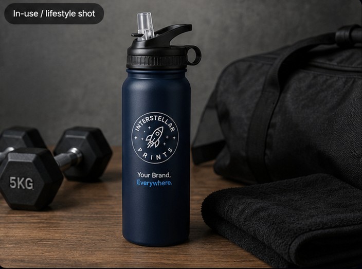 Sports Bottle — In-use / lifestyle shot