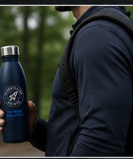 Stainless Steel Bottle — In-use / lifestyle shot