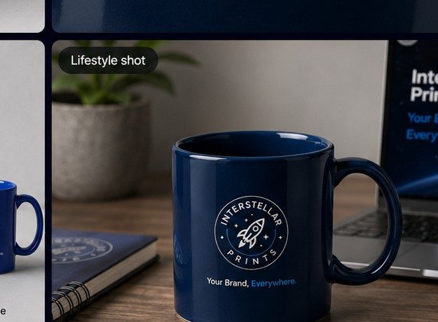 Ceramic Mug — In-use / lifestyle shot