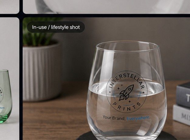 Glassware — In-use / lifestyle shot