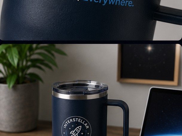 Travel Mug — In-use / lifestyle shot